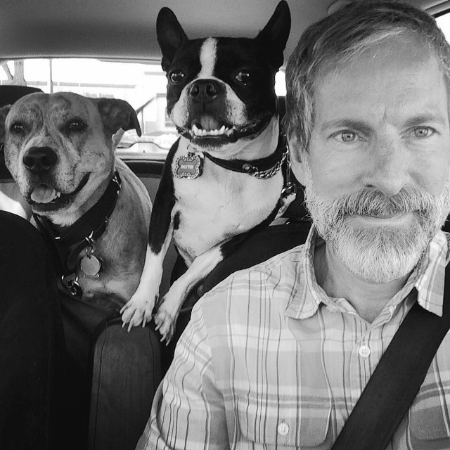 Rufus and Baxter in 2015